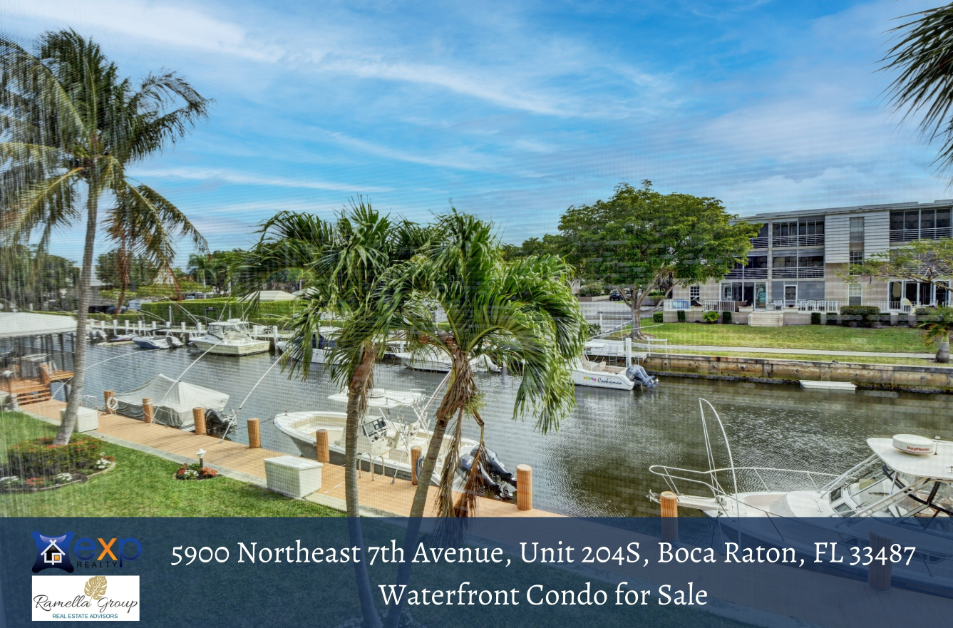 Boca Raton FL waterfront condo for sale-